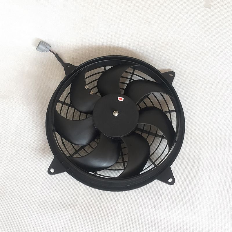 ventilador elétrico com 7 lâminas 12v/24v jiexin a/c ventilador condensador